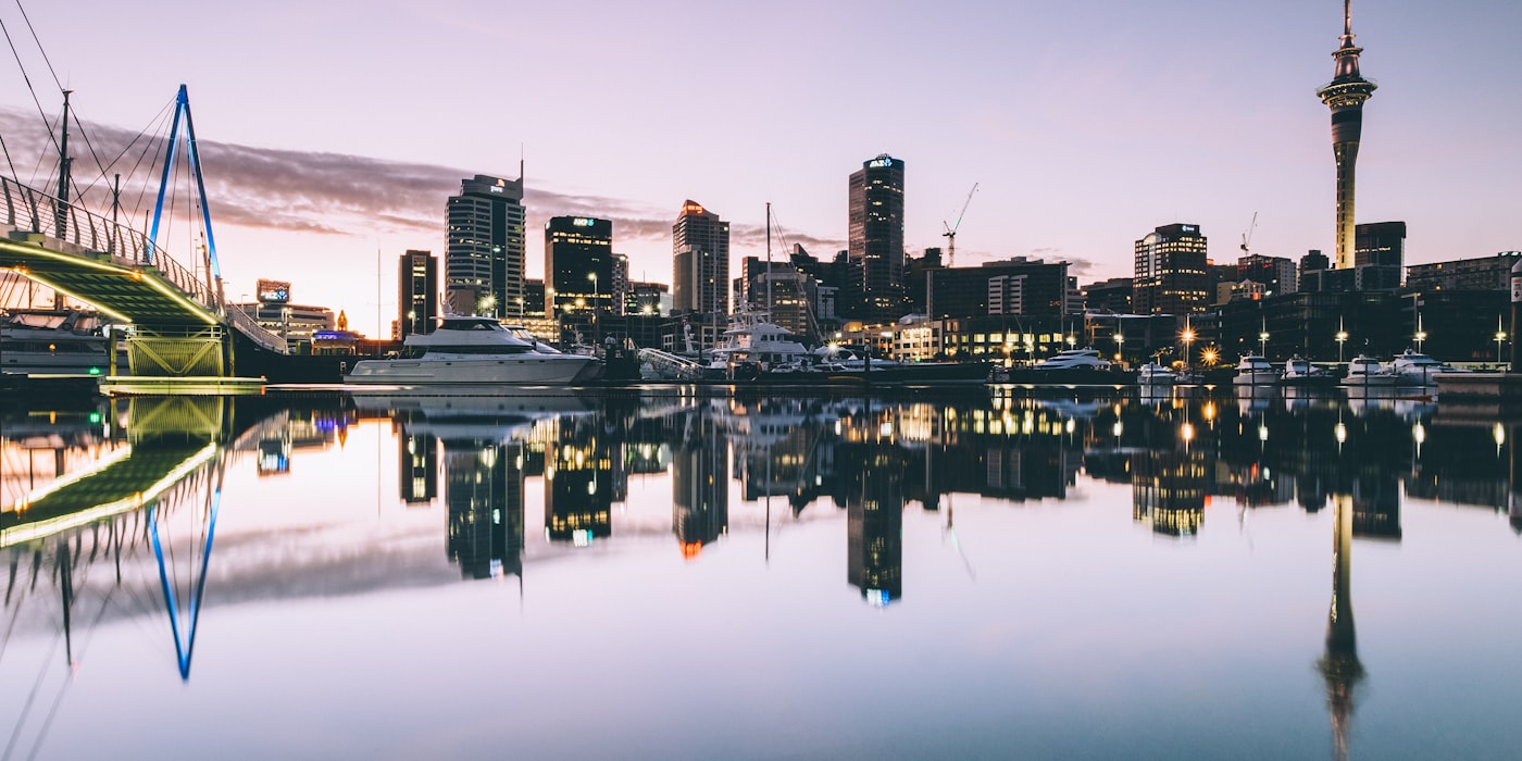 Auckland city skyline — Vairi Technologies Limited serves businesses across New Zealand